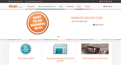 Desktop Screenshot of dacapo.com