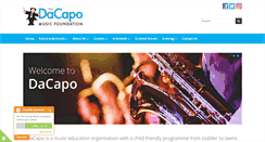 Desktop Screenshot of dacapo.co.uk