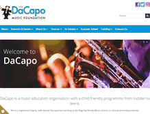 Tablet Screenshot of dacapo.co.uk