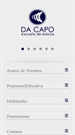 Mobile Screenshot of dacapo.com.mx
